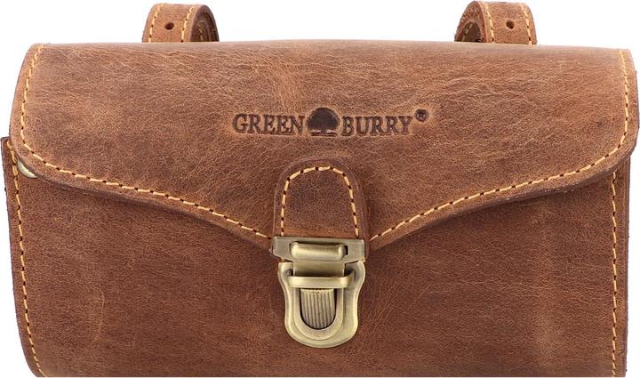 Produktbild Greenburry Vintage Original Fahrradtasche Leder 17 cm (1 l, Lenkertasche)