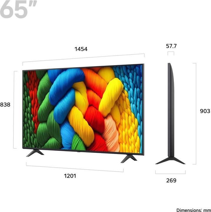 Immagine prodotto LG 65NANO80A6B (65", Nano-Cell, 4K, 2025)