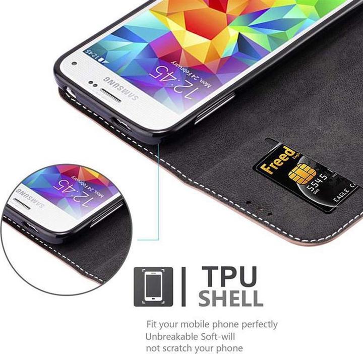 Produktbild Cadorabo Book X-Wallet Cover (Samsung Galaxy S5 Mini, Samsung Galaxy S5 Mini Duos)
