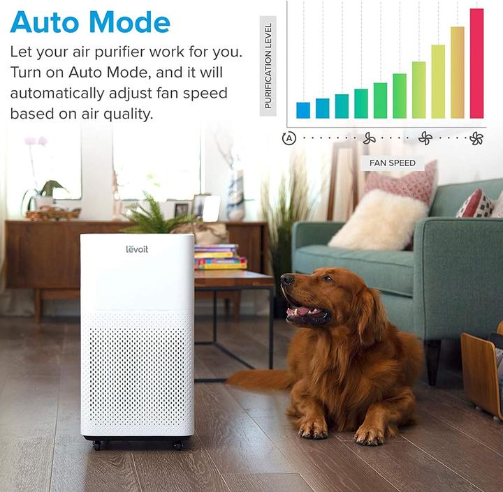 Image du produit Levoit Purificateur d'air Tower True HEPA LV-H135-RWH (43 m²)