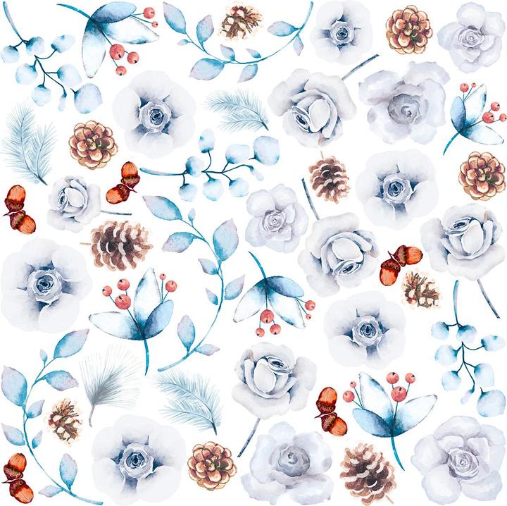Produktbild Ciao Bella Vellum Paper "Winter Journey", 15 x 15 cm, 6 Blatt (90 g/m², 1 x)