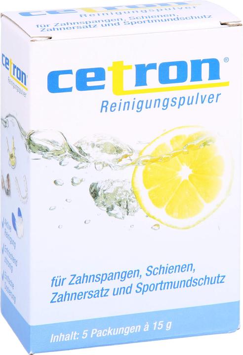 Image du produit Scheu-Dental cetron poudre nettoyante pour appareils orthodontiques, attelles, prothèses dentaires et