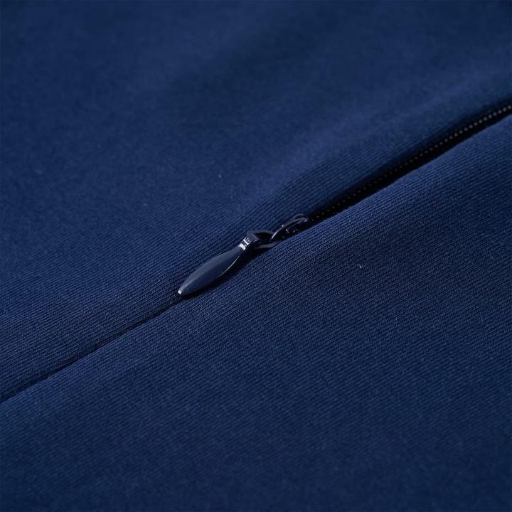 Image du produit VidaXL Robe enfant manches longues bleu marine 92,Matériau de la robe (92)