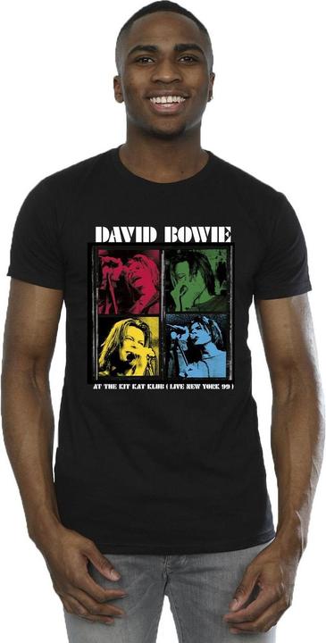 Immagine prodotto David Bowie At The Kit Kat Club Pop Art Maglietta Uomo (XXL)