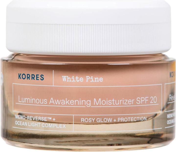 Immagine prodotto Korres Idratante rivitalizzante al pino bianco per una pelle luminosa SPF20 (40 ml, Crema da giorno, SPF 20)