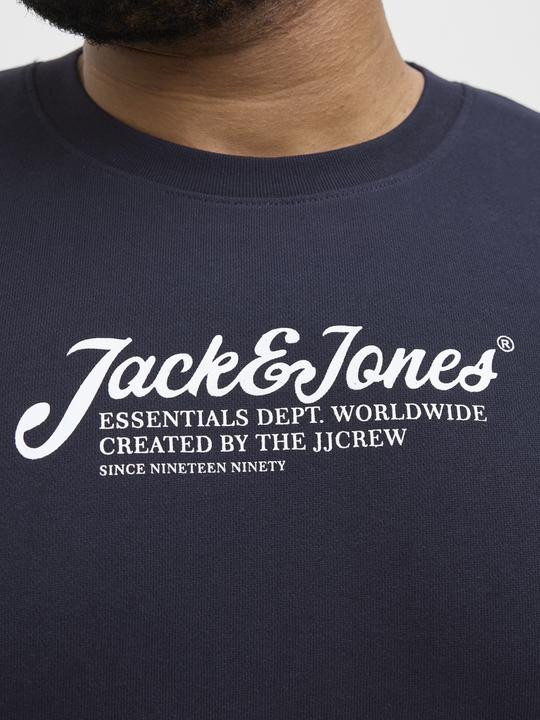 Produktbild Jack & Jones Plus Size Gedruckt Sweatshirt Sweatshirt (7XL)