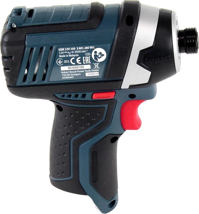 Immagine prodotto Bosch Professional Bosch GDR 12V-105 Professional Avvitatore ad impulsi a batteria + 1x Batteria GBA 12 V 3,0 Ah + (Batteria ricaricabile)