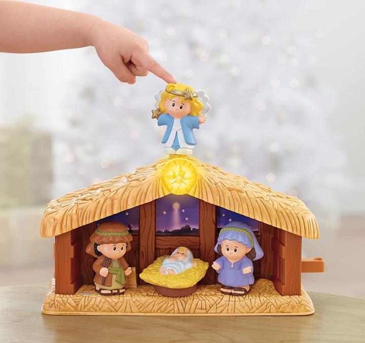 Actual product image Fisher-Price Little People Christmas Crib