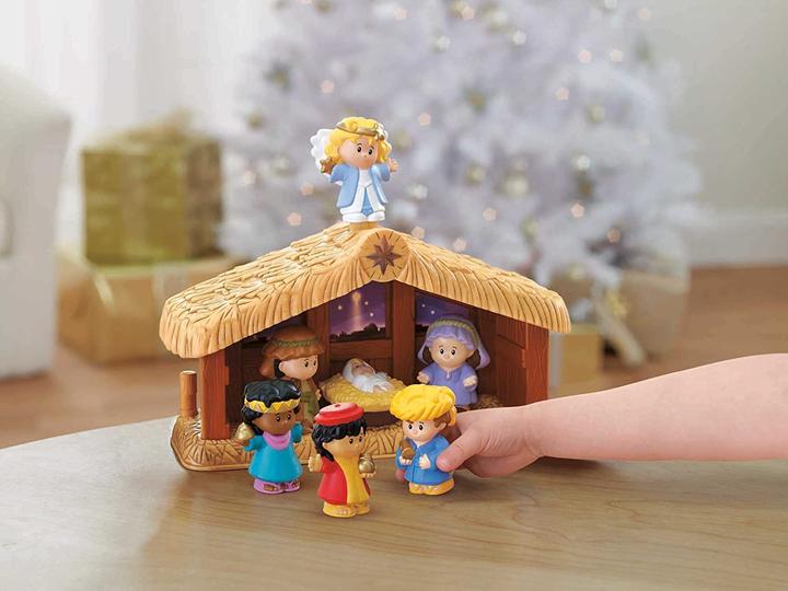Actual product image Fisher-Price Little People Christmas Crib