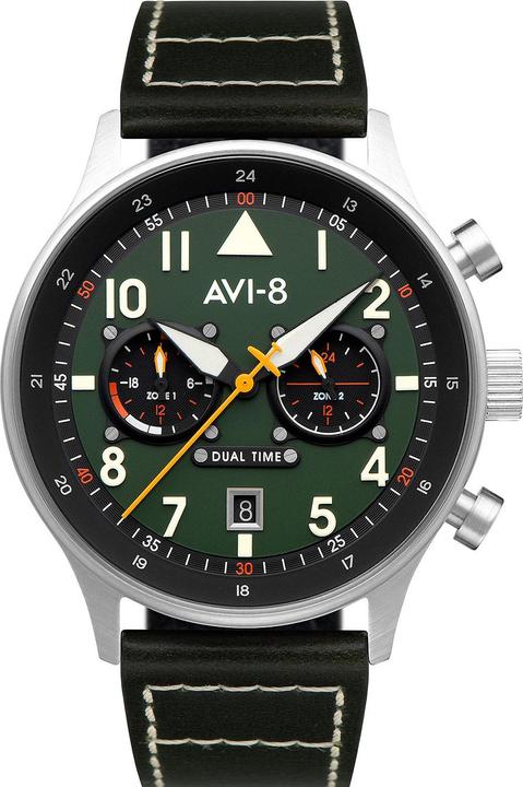 Image du produit AVI-8 AV-4088-02 Carey Dual Time 44mm 5ATM (Montre de sport, 44 mm)