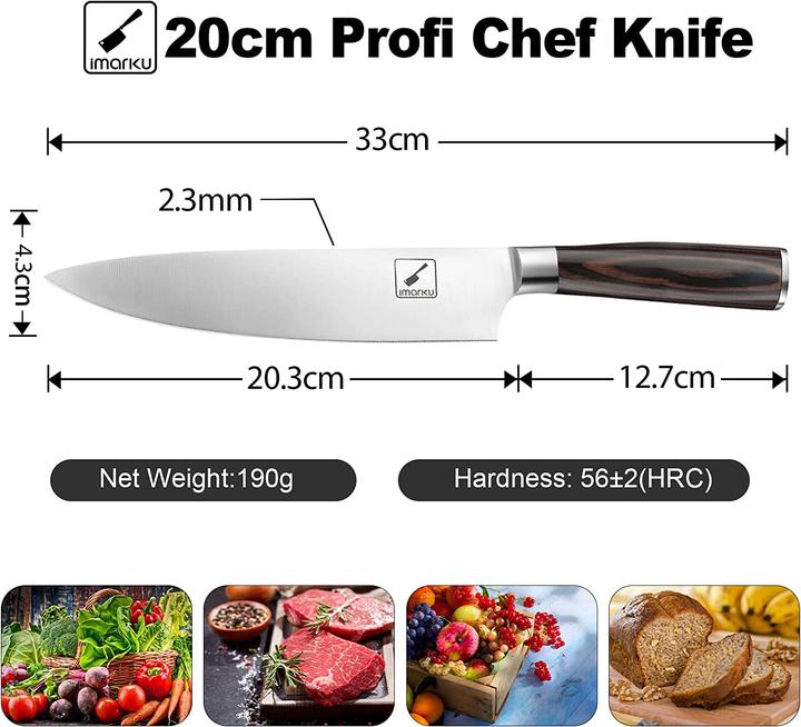 Produktbild Imarku Profi Küchenmesser, 8-inch (20.30 cm)