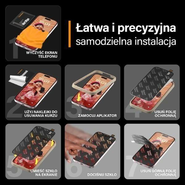 Actual product image PanzerGlass Eyecare Screen Protection Ultra-Wide Fit (1 Piece, Apple iPhone 15)