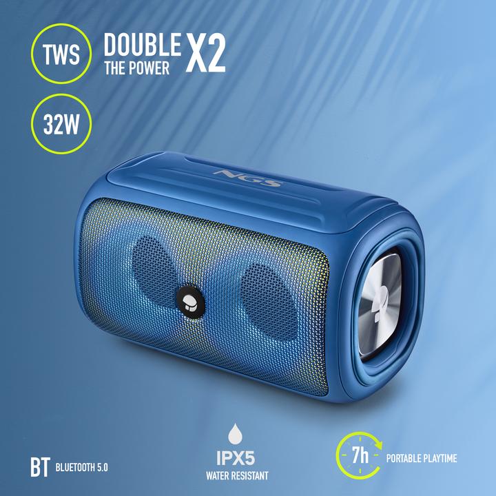 Produktbild NGS Roller beast azure (7 h, Stromversorgung über USB)