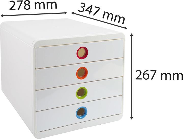 Image du produit Exacompta Selbstständige Schubladenboxen (A4+)