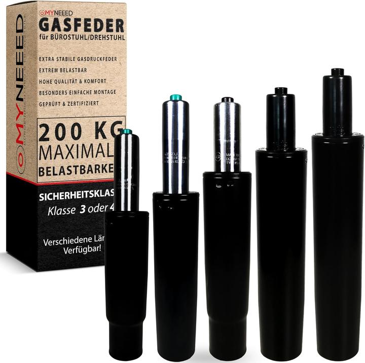 Produktbild MyNeeed Gasfeder für Bürostuhl - Gasdruckfeder