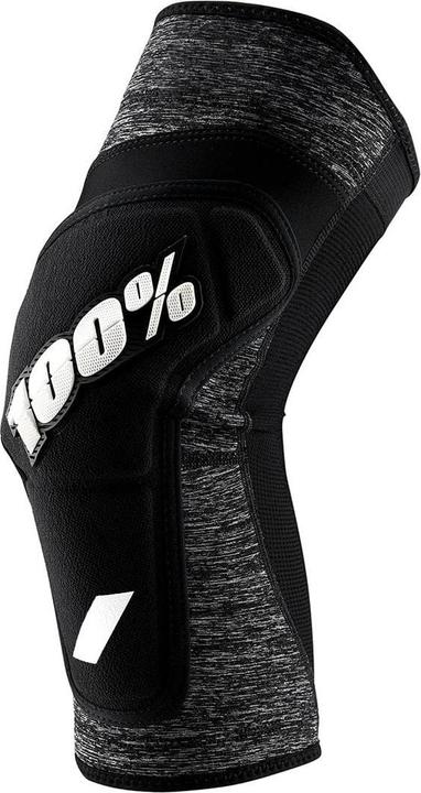 Actual product image 100% PROTECCIONES Unisex Adults (Ridecamp Knee Guards Heather Grey/Black-M) Knee Brace, Grey me (M, Knee pad)