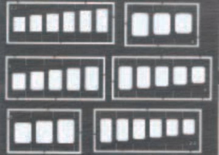 Image du produit Eduard Carrés et rectangles Pochoir de gravure