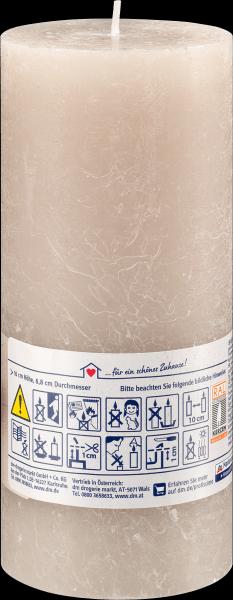 Produktbild dm Profissimo Kerze rustik 160/68 greige