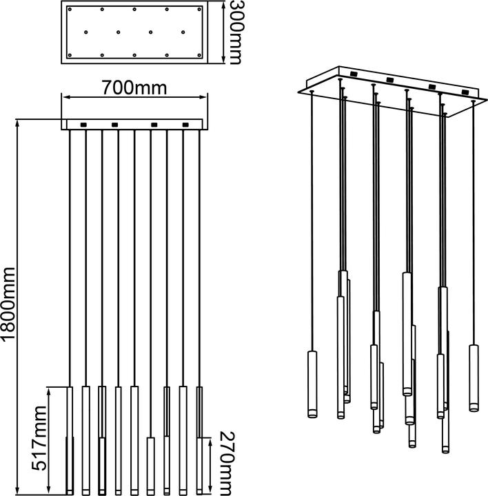 Actual product image Brilliant Harpsichord (6200 lm)