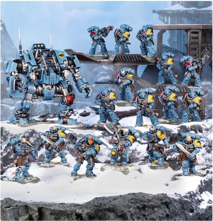 Immagine prodotto Games Workshop Warhammer 40.000 - Pattuglia di combattimento dei Lupi Spaziali (Materiale sintetico)