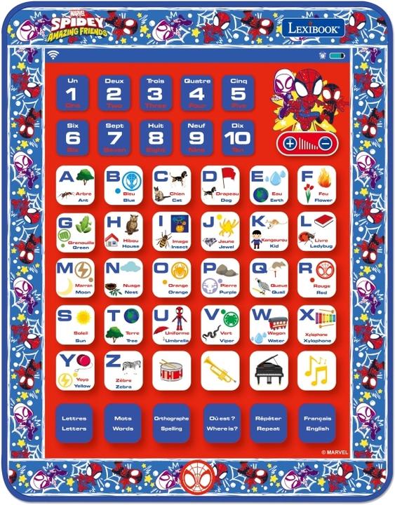Produktbild Lexibook Spider-Man zweisprachiges Lerntablet Französisch/Englisch (Französisch, Englisch)