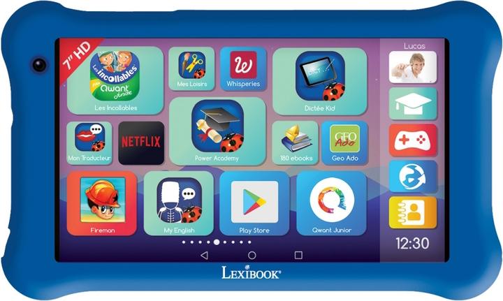 Produktbild Lexibook LexiTab Master 7 Zoll Tablet mit pädagogischen Inhalten, Schutzhülle FR Version