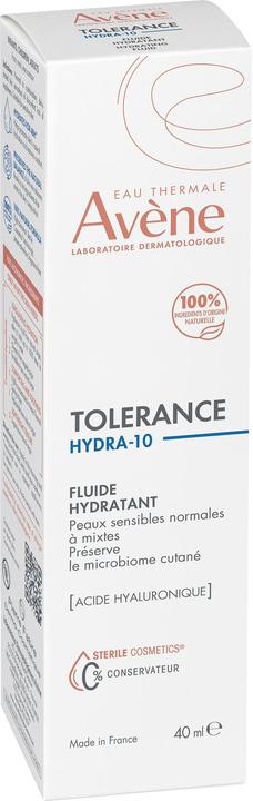 Actual product image Avène Tolérance Hydra-10 Moisturising Fluid (40 ml, Face fluid)