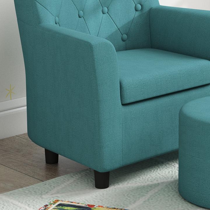 Produktbild Aiyaplay Kindersessel Schaumstoff, Polyester Blau (Kindersessel)