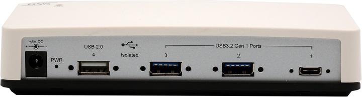 Image du produit Exsys HUB USB 3.2 4 ports avec alimentation. 12V/3 15KV ESD Surge Protection & 3KV Opto (USB-B, 4 Ports)