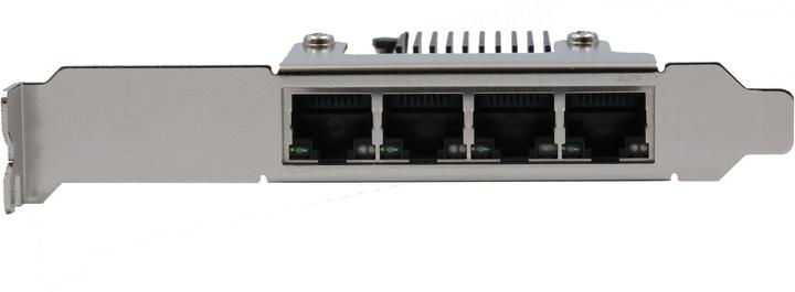 Actual product image Exsys PCI-EXPRESS Ethernet card ASM1806(Asmedia),RTL8111G,LP (PCI-E x4)