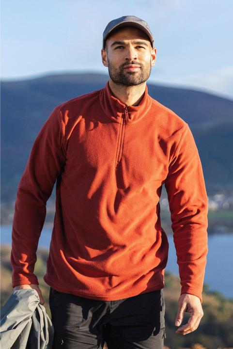 Immagine prodotto Mountain Warehouse Camber II Felpa in Pile Mezza Cerniera Uomo (XXS)