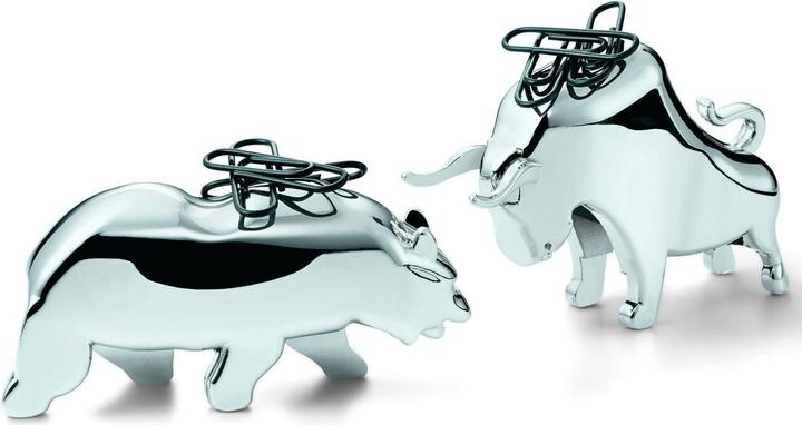 Actual product image Philippi Bull & Bear paper clip holder, 2 pcs. (2 x)