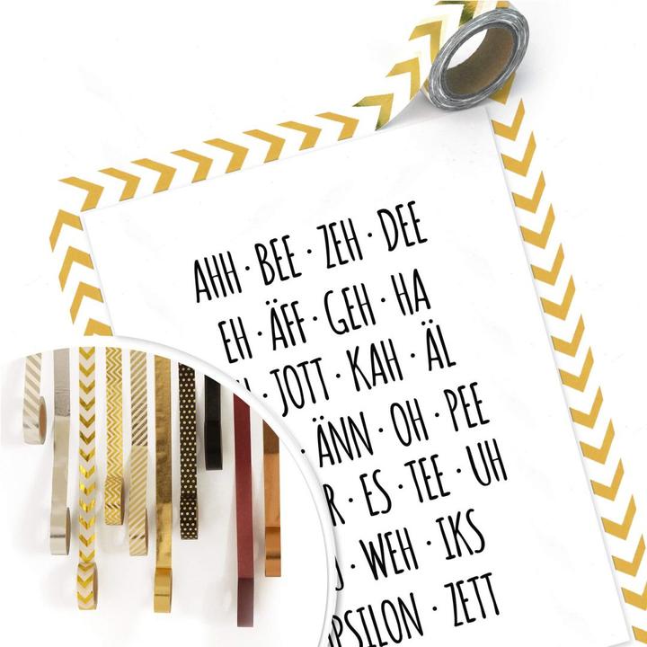 Produktbild Trenddeko Das etwas andere Alphabet (30 x 40 cm)