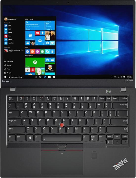 Productafbeelding Lenovo ThinkPad X1 Carbon 5e generatie 35,5 cm (14") Ultrabook Intel Core i7-7500U, 16 GB DDR, 512 GB SSD (14", Intel Core i7 7500U, 16 GB, 512 GB, NL)