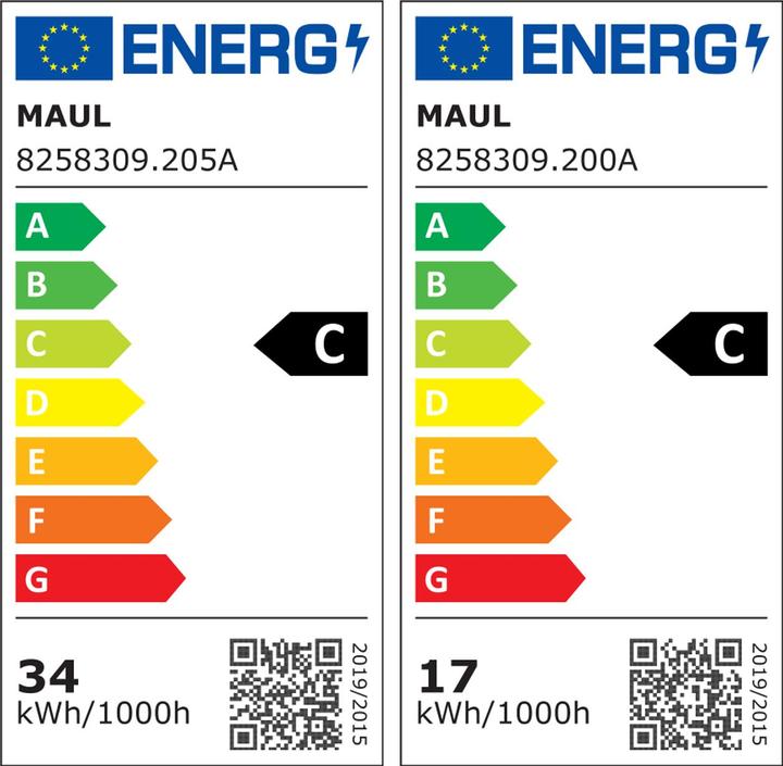 Etichetta energetica Maul MAULJAVAL - Apparecchi a LED (13060 lm)