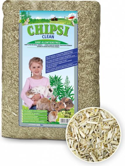 Image du produit Chipsi Litière de chanvre Clean (20 kg, Copeaux)