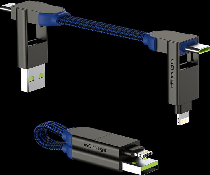 Actual product image Rolling Square inCharge X (0.07 m, USB 2.0)
