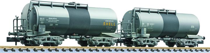 Produktbild Liliput SBB-CFF 2-tlg. Set 4-achs. Kesselwagen B.T.A. Ep.III (Spur N)
