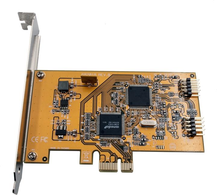 Image du produit Exsys EX-11057, carte PCI Express USB 2.0
