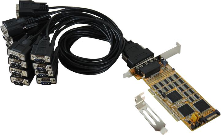 Exsys PCI 16S Serial RS232 card incl. LP bracket (SystemBase chip set) (VGA)