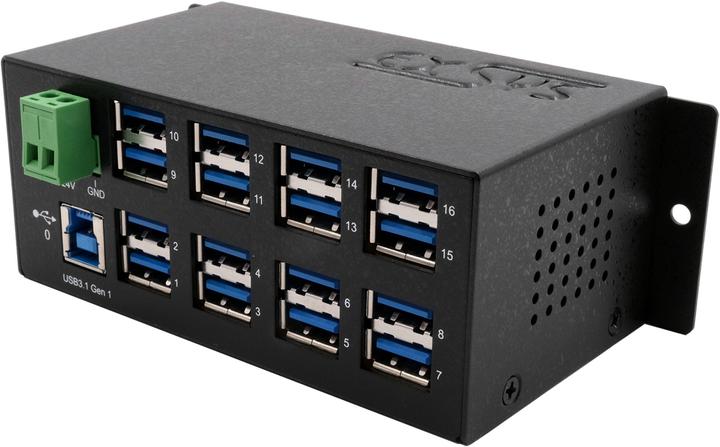 Produktbild Exsys EX-1113HMS, 16xUSB 3.0/3.1 MetallHUB (USB-B, 16 Ports)
