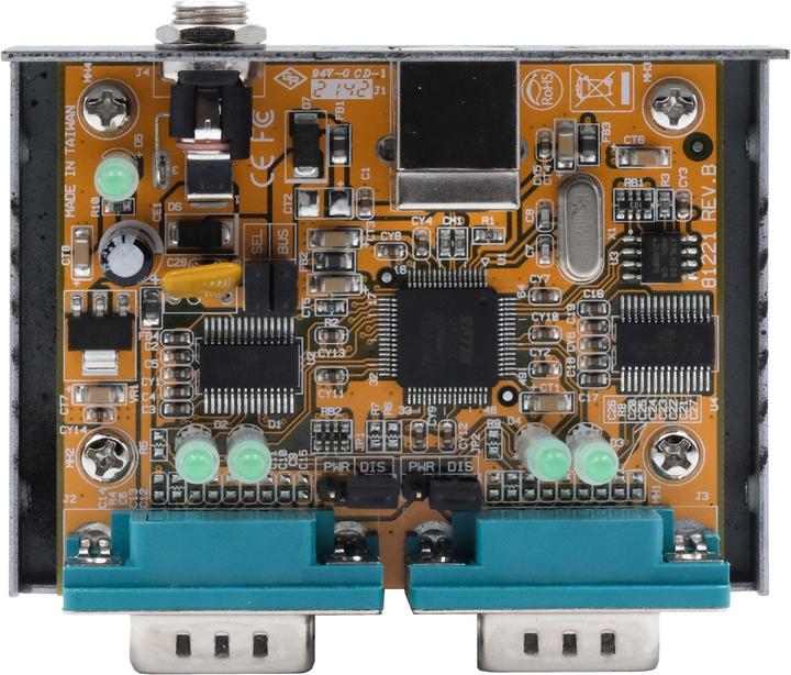 Produktbild Exsys EX-1332HMV, USB2.0 zu 2xSeriell RS232
