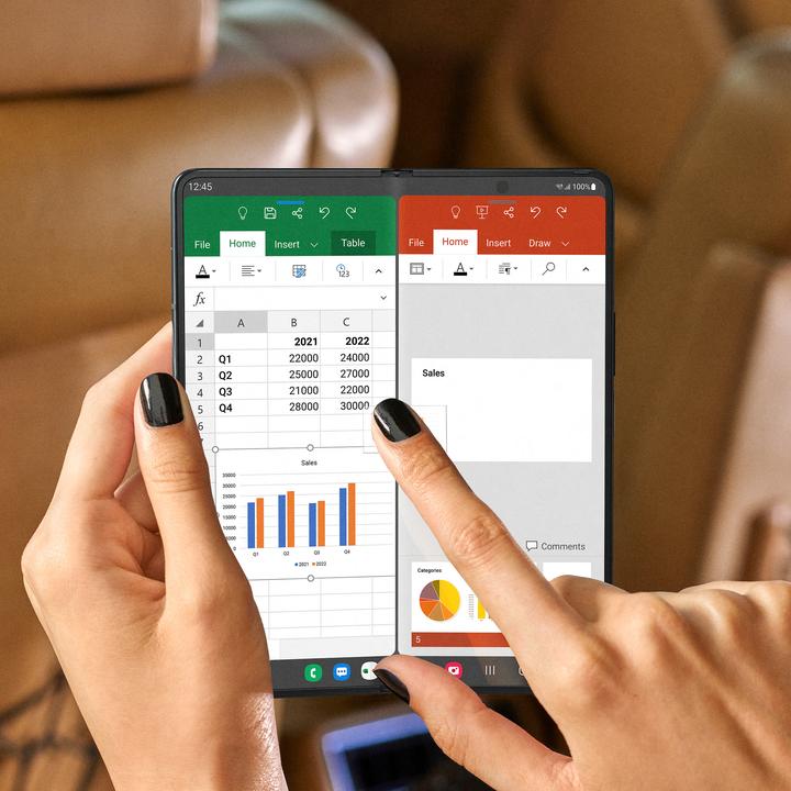 Produktbild Samsung Galaxy Z Fold4 (256 GB, Beige, 7.60", SIM + eSIM, 50 Mpx, 5G)