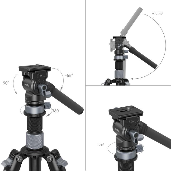 Actual product image SmallRig Travel Video Tripod Kit (Metal, Plastic, Carbon)