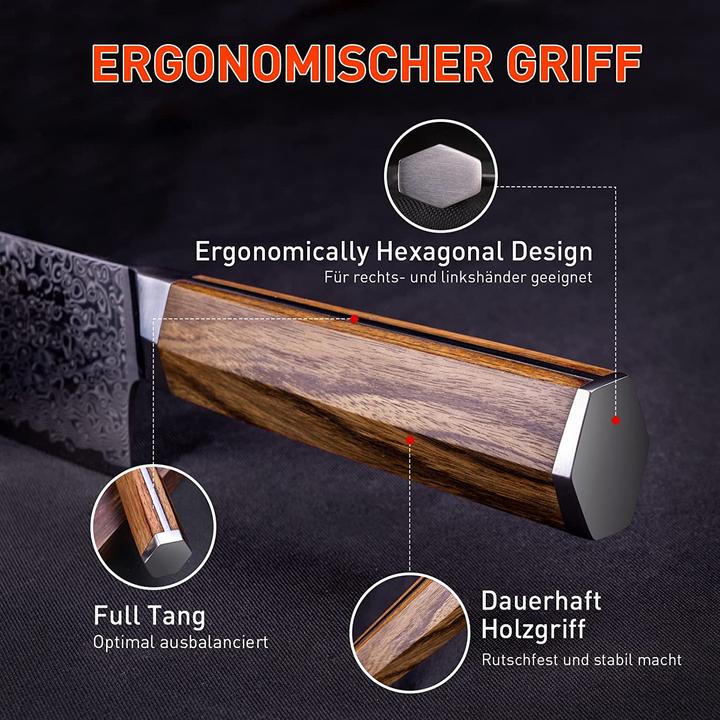 Produktbild Fujini Tea 18cm Santoku Messer (18 cm)