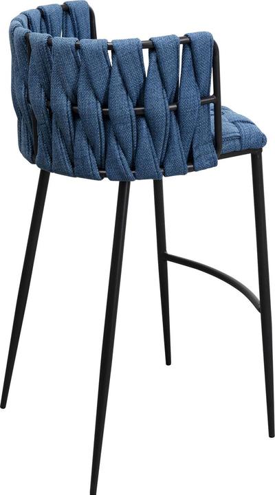 Produktbild Kare Design Barstuhl Saluti Blau 77cm