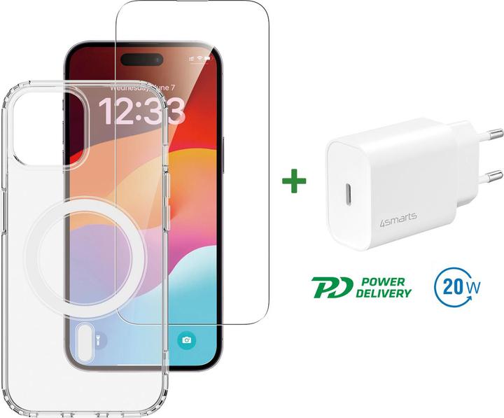 Produktbild 4smarts 3 in 1 Starter Set (Apple iPhone 15 Plus)