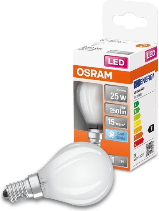 Produktbild Osram Led Retrofit Classic P (E14, 25 W, 250 lm, 1 x, F)