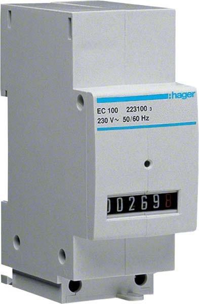 Actual product image Hager Operating hours counter