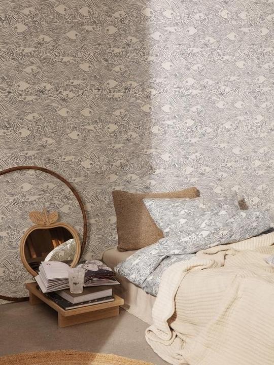 Image du produit Ferm Living Draps de lit pour enfants, 100 x 140 et 40 x 45 cm Stream